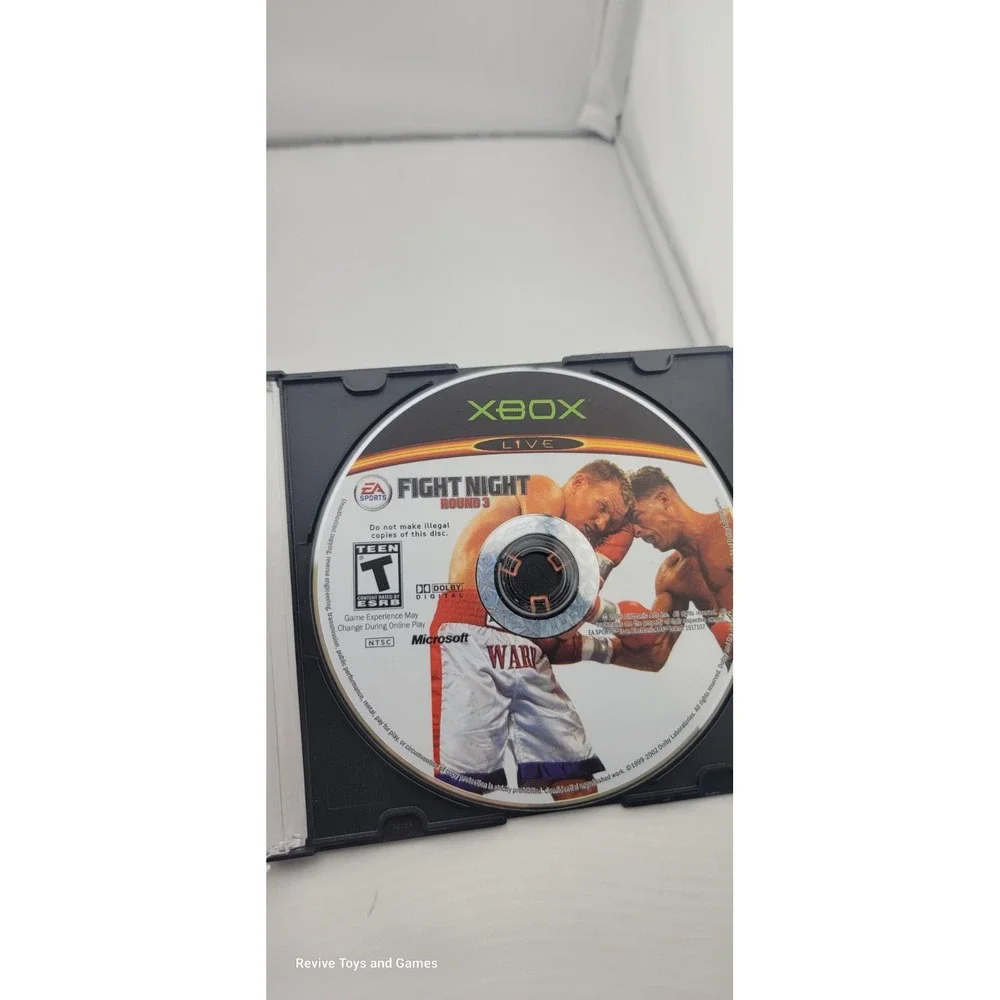 Fight Night Round 3 (Microsoft Xbox, 2006) Disc Only Tested‎ and Working Great